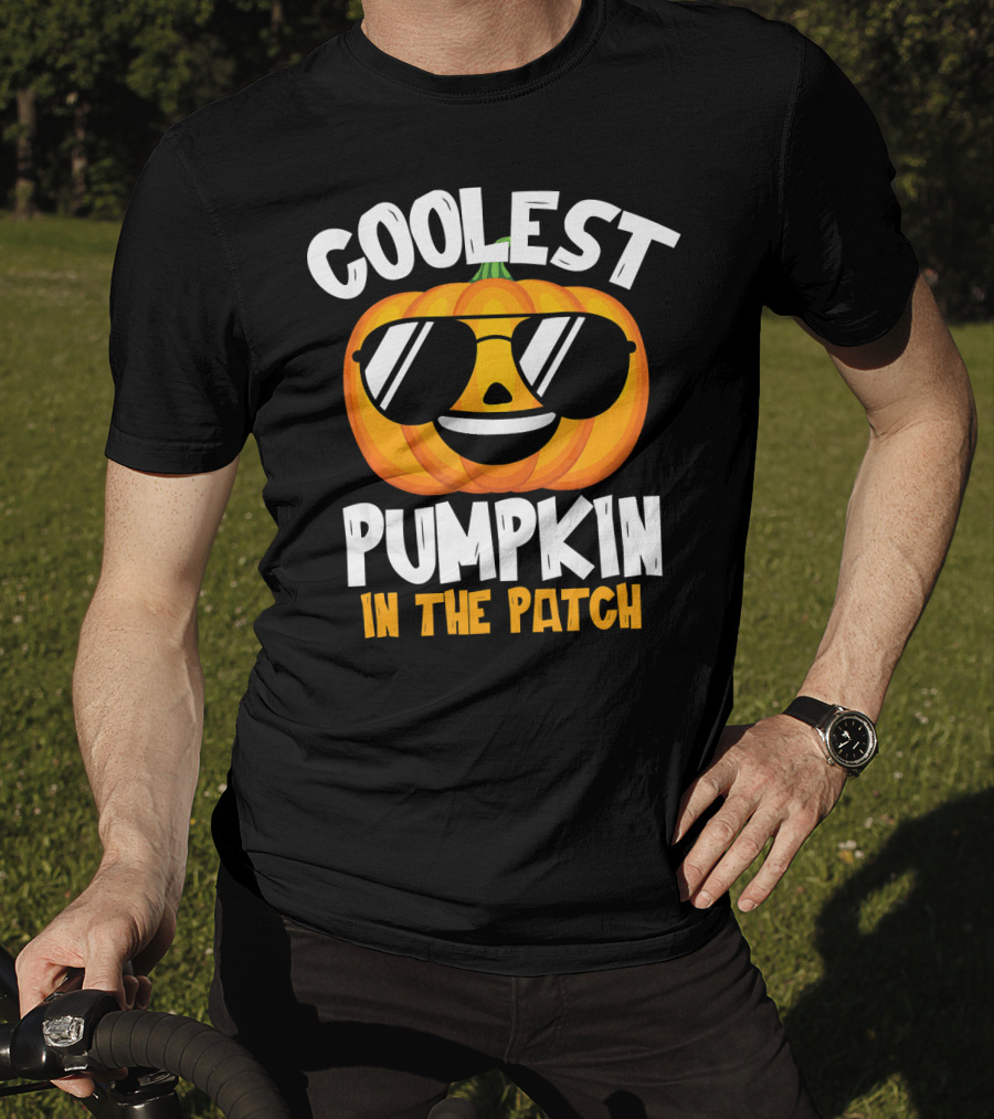 Coolest Pumpkin In The Patch Halloween Boys T-Shirt