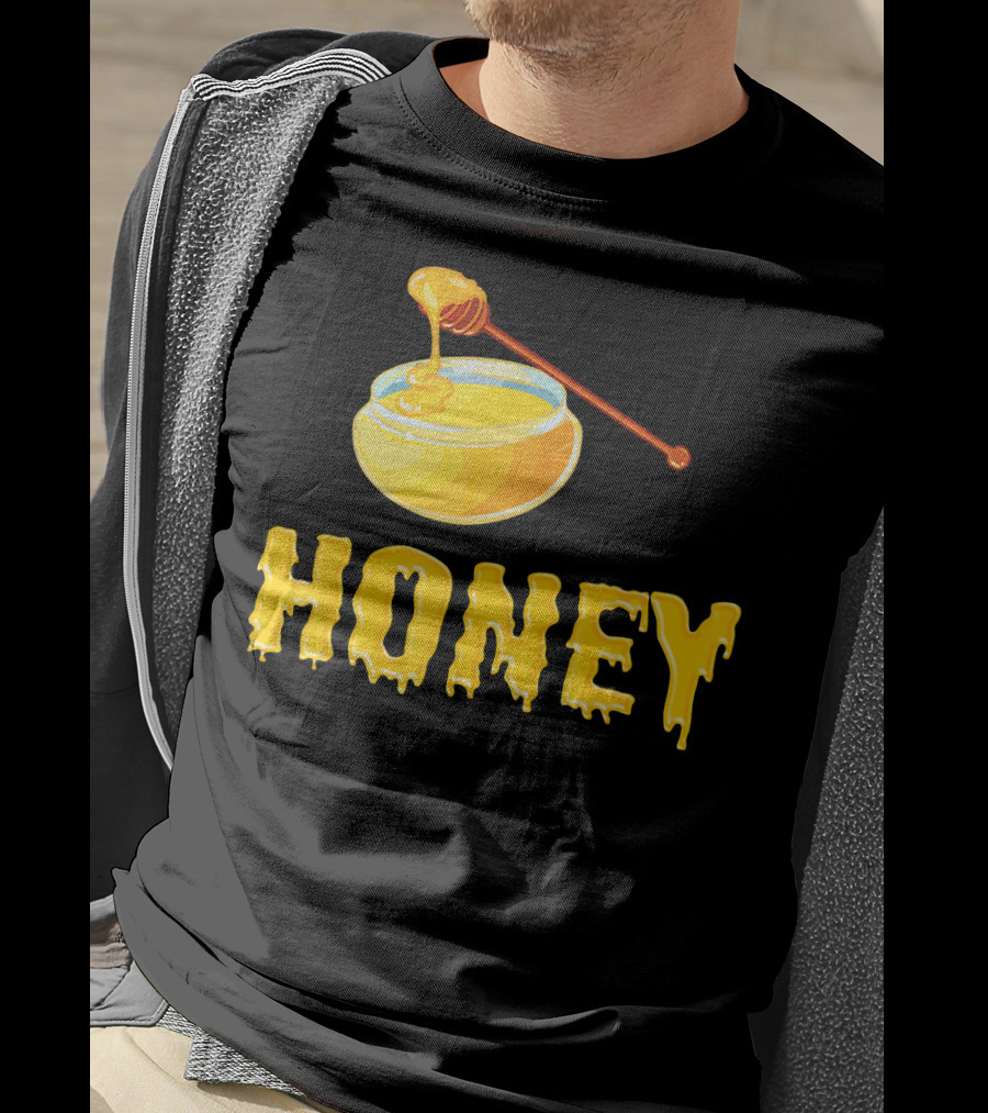 Honeypot Honey Dripping From Golden Jar T-Shirt