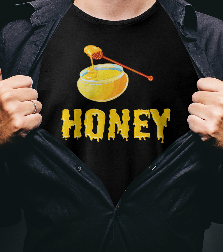Honeypot Honey Dripping From Golden Jar T-Shirt