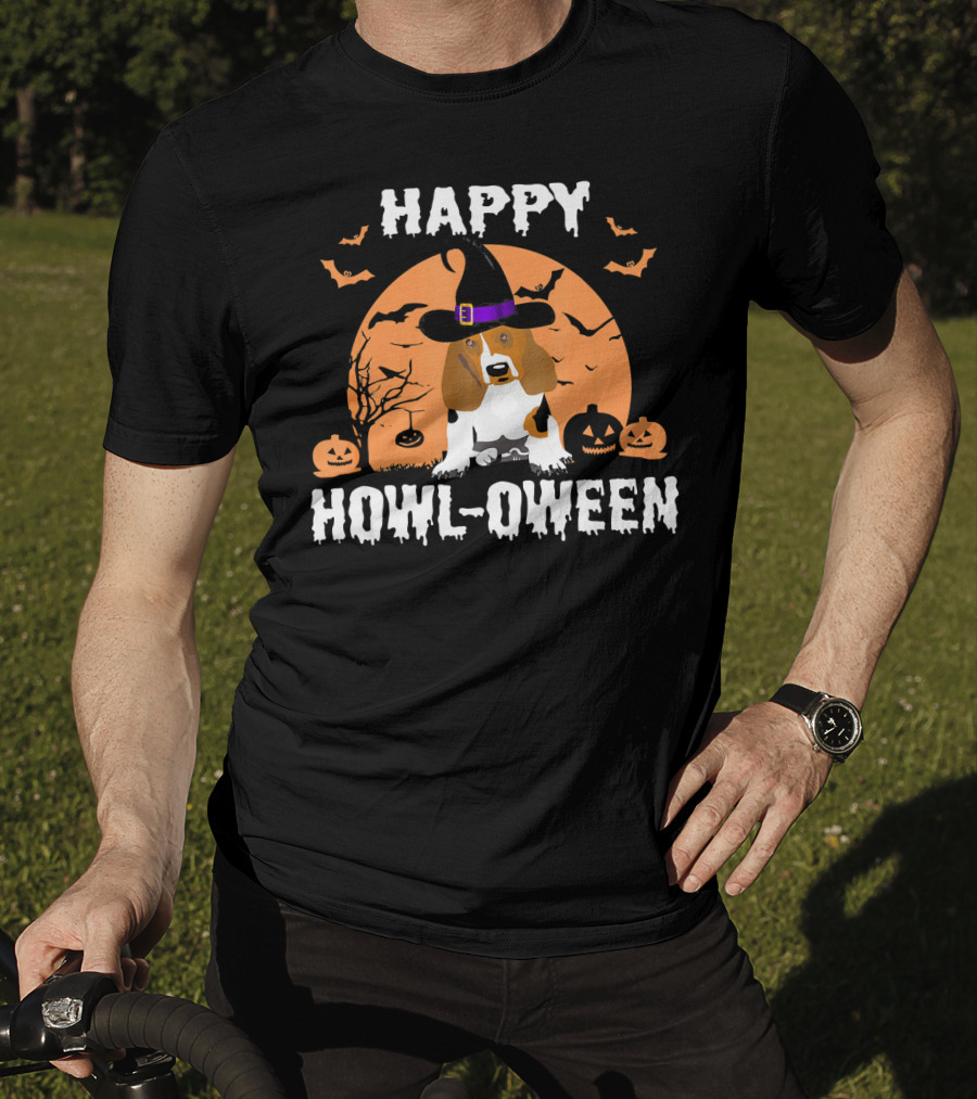 Happy Howl-Oween Beagle Halloween T-Shirt