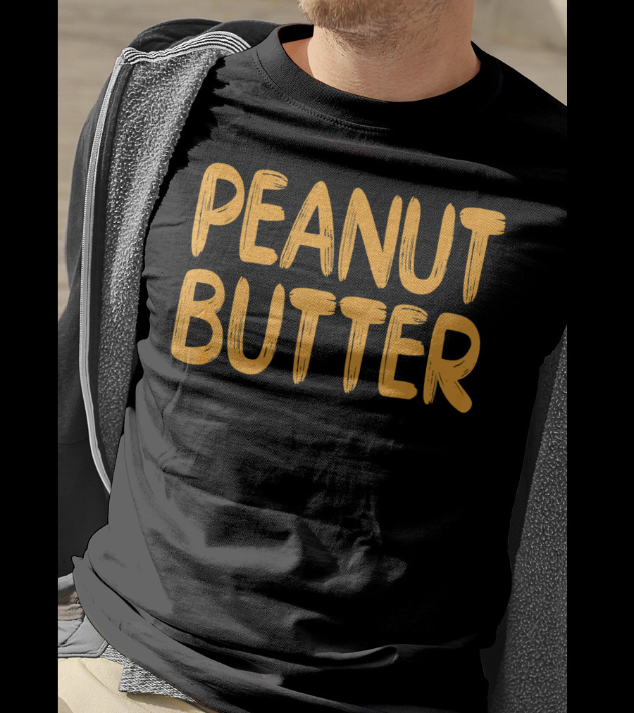 Fun Peanut Butter Halloween Matching Cos Group Costume Idea T-Shirt