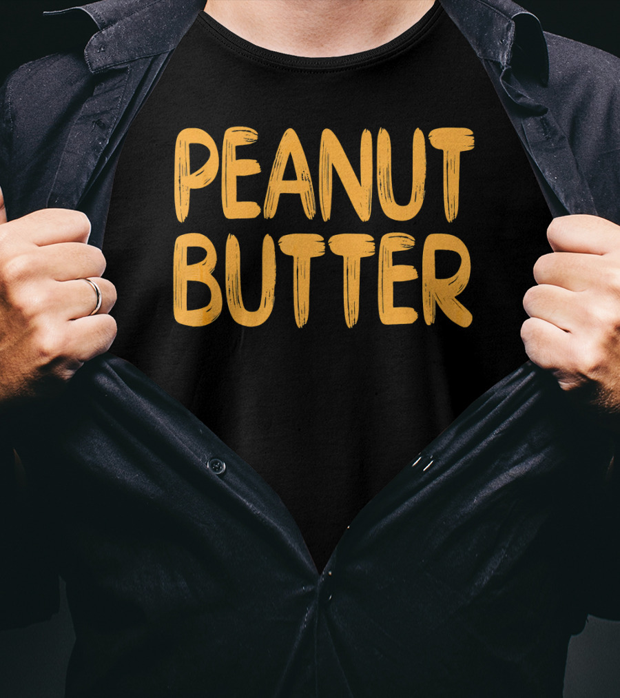 Fun Peanut Butter Halloween Matching Cos Group Costume Idea T-Shirt