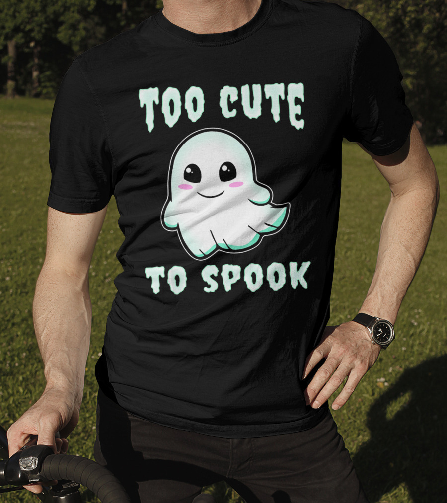 Too Cute To Spook Ghost Charm T-Shirt