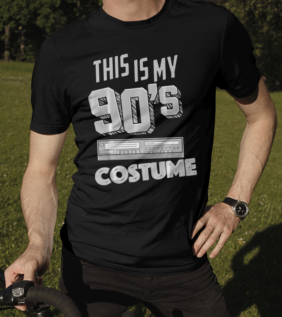 This Is My 90s Costume Funny Hall Cassette Player T-Shirt