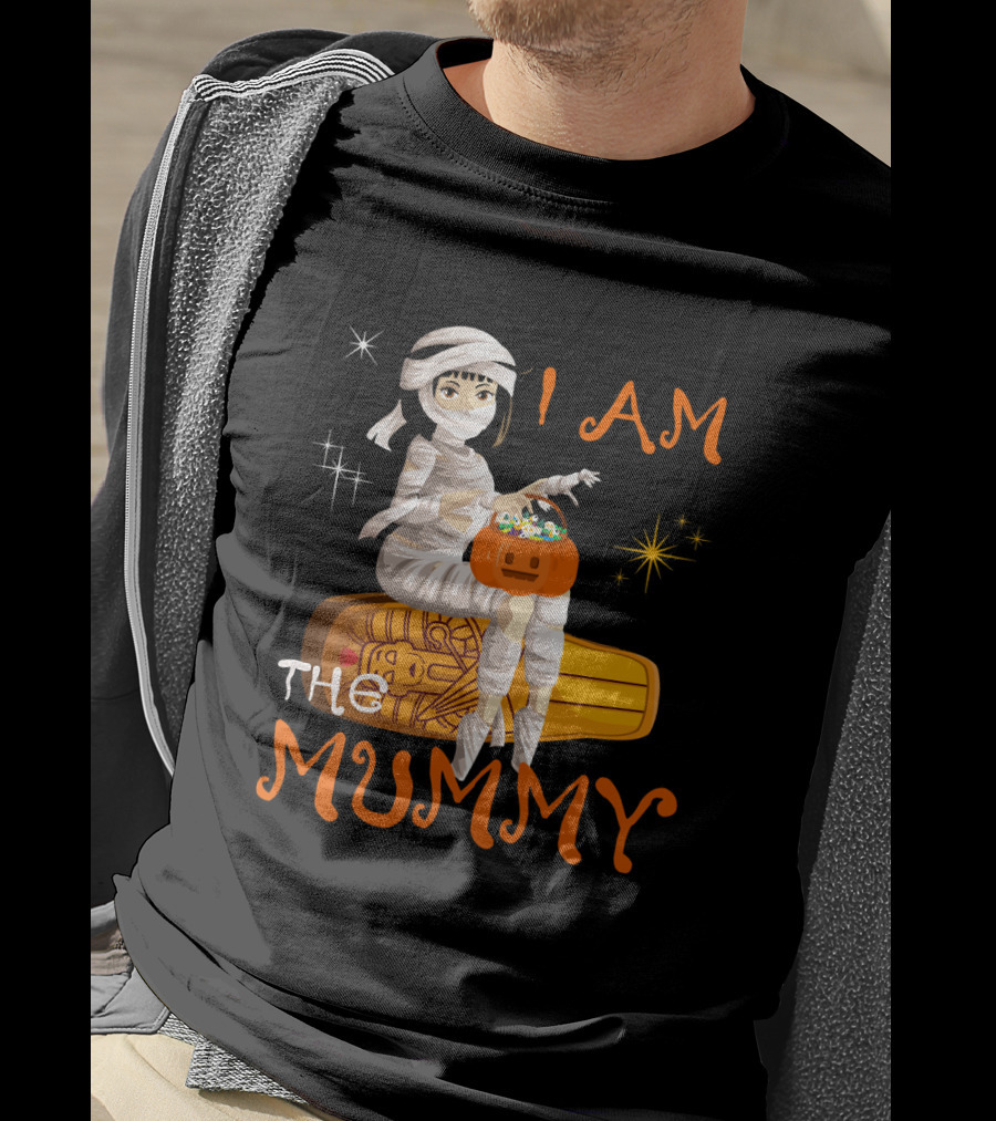 I Am The Mummy Halloween Night Costume Tri T-Shirt