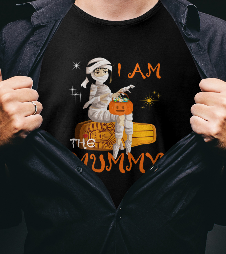 I Am The Mummy Halloween Night Costume Tri T-Shirt