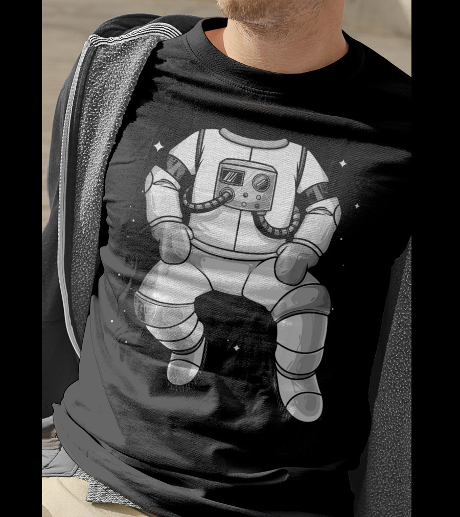 Cool Astronaut Halloween Costume Space Suit Fan T-Shirt