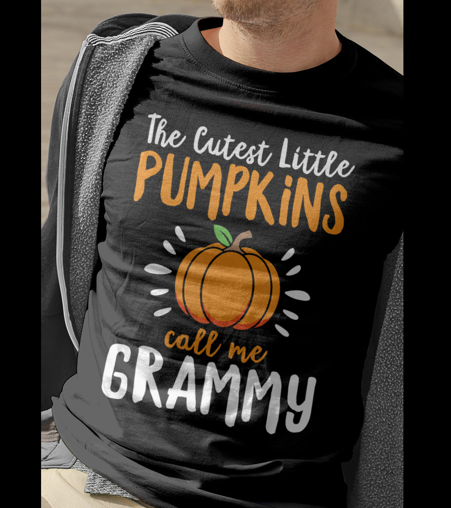 The Cutest Little Pumpkins Call Me Grammy Pumpkin T-Shirt