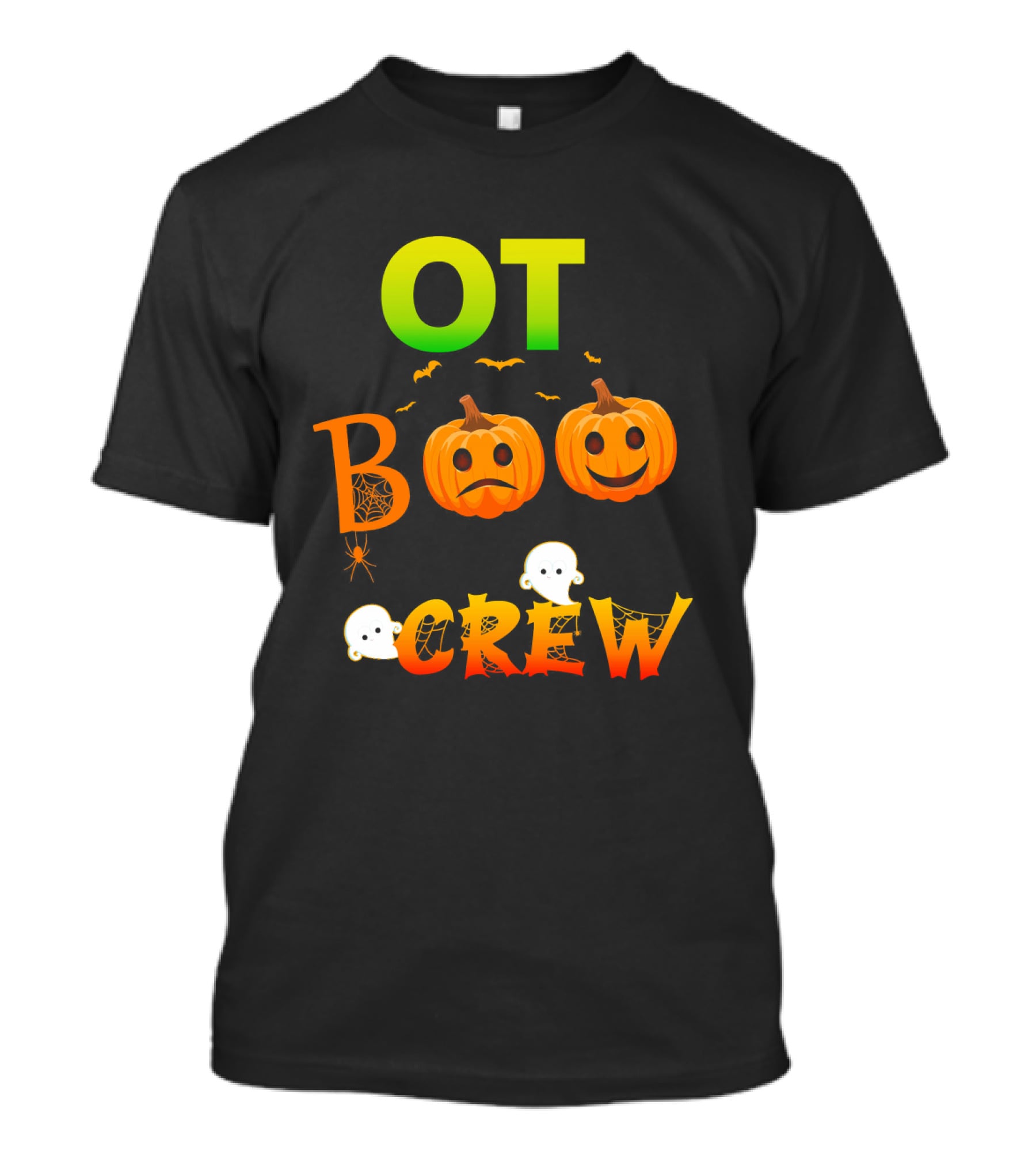 OT Boo Crew Halloween Funny Occupational Pumpkin Ghosts T-Shirt