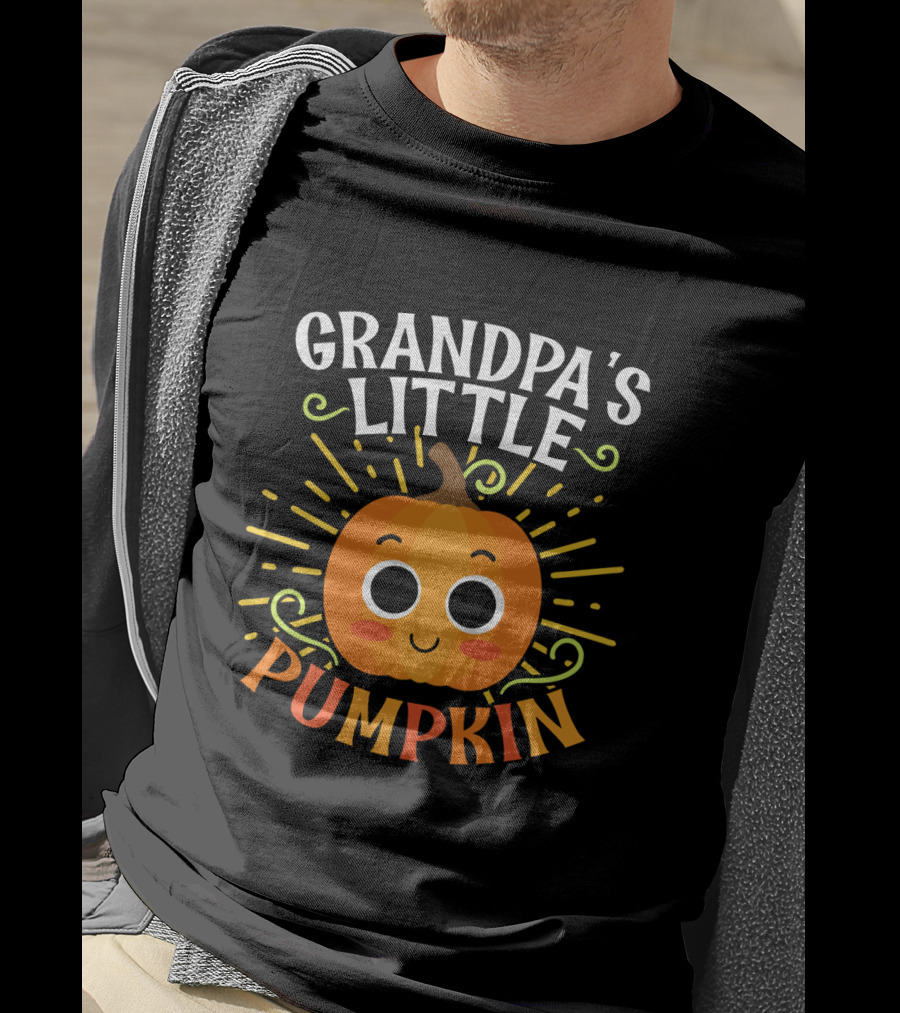Grandpa's Little Pumpkin Halloween T-Shirt
