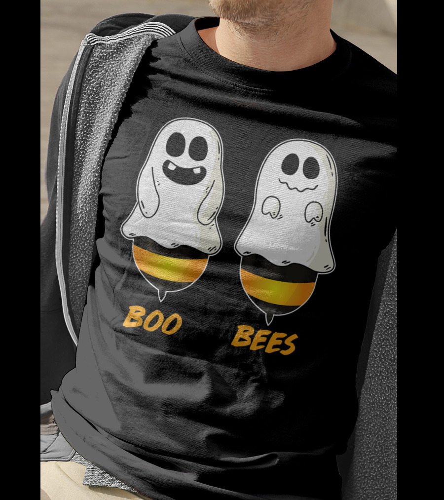 Boo Bees Ghost Halloween Pun T-Shirt