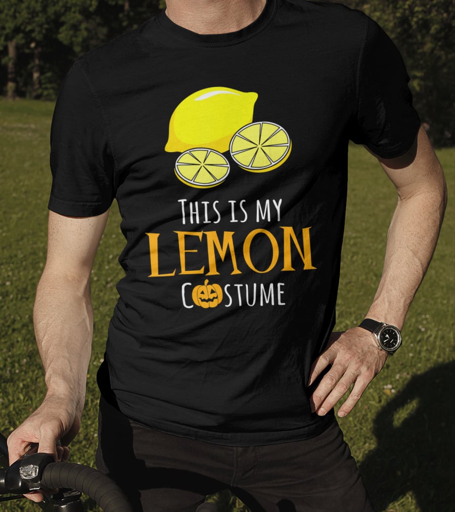 This Is My Lemon Costume With Halloween Pumpkin Family T-Shirt