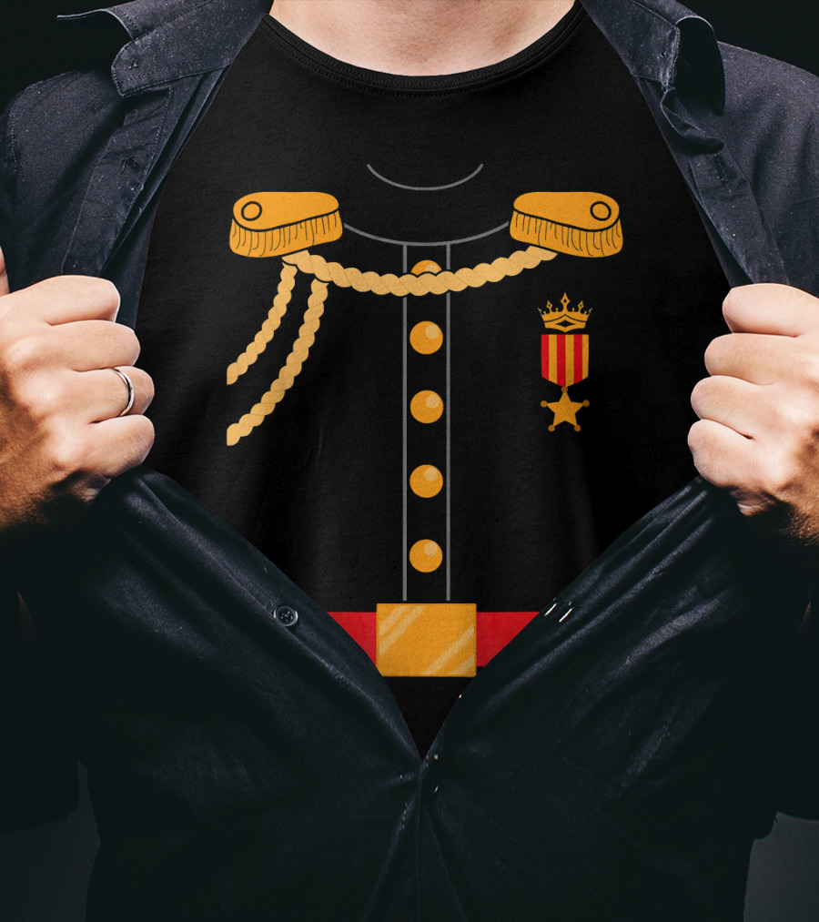 Prince Costume Fairy Tale Royal Prince Regal Jacket Emblem T-Shirt