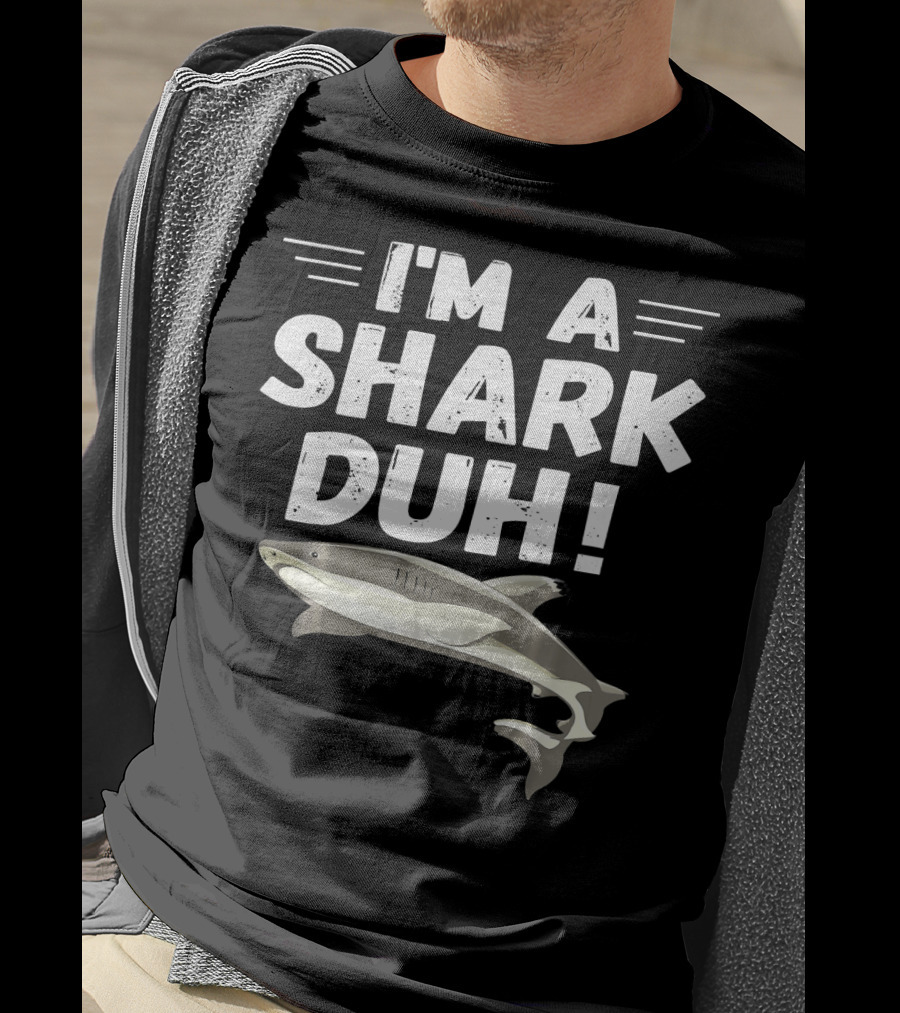 I'm A Shark Duh Funny Halloween Cos I'm A Shark Duh T-Shirt