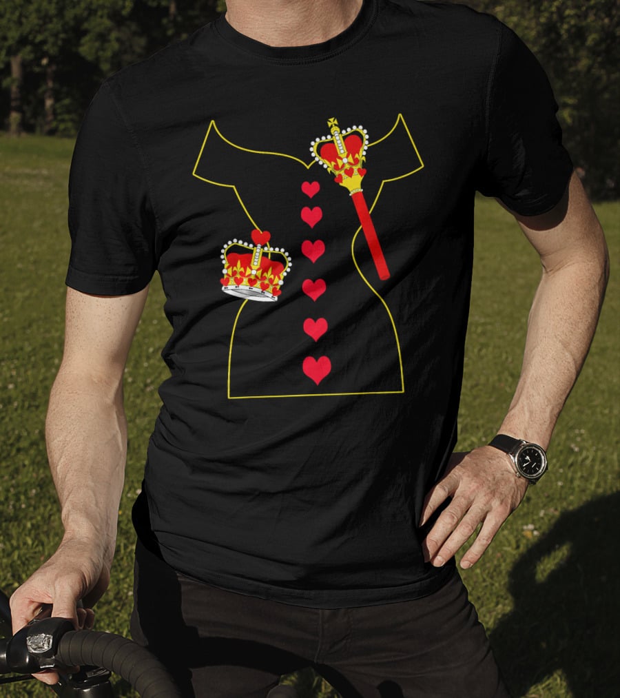Heart Dress Queen Crown Scepter T-Shirt