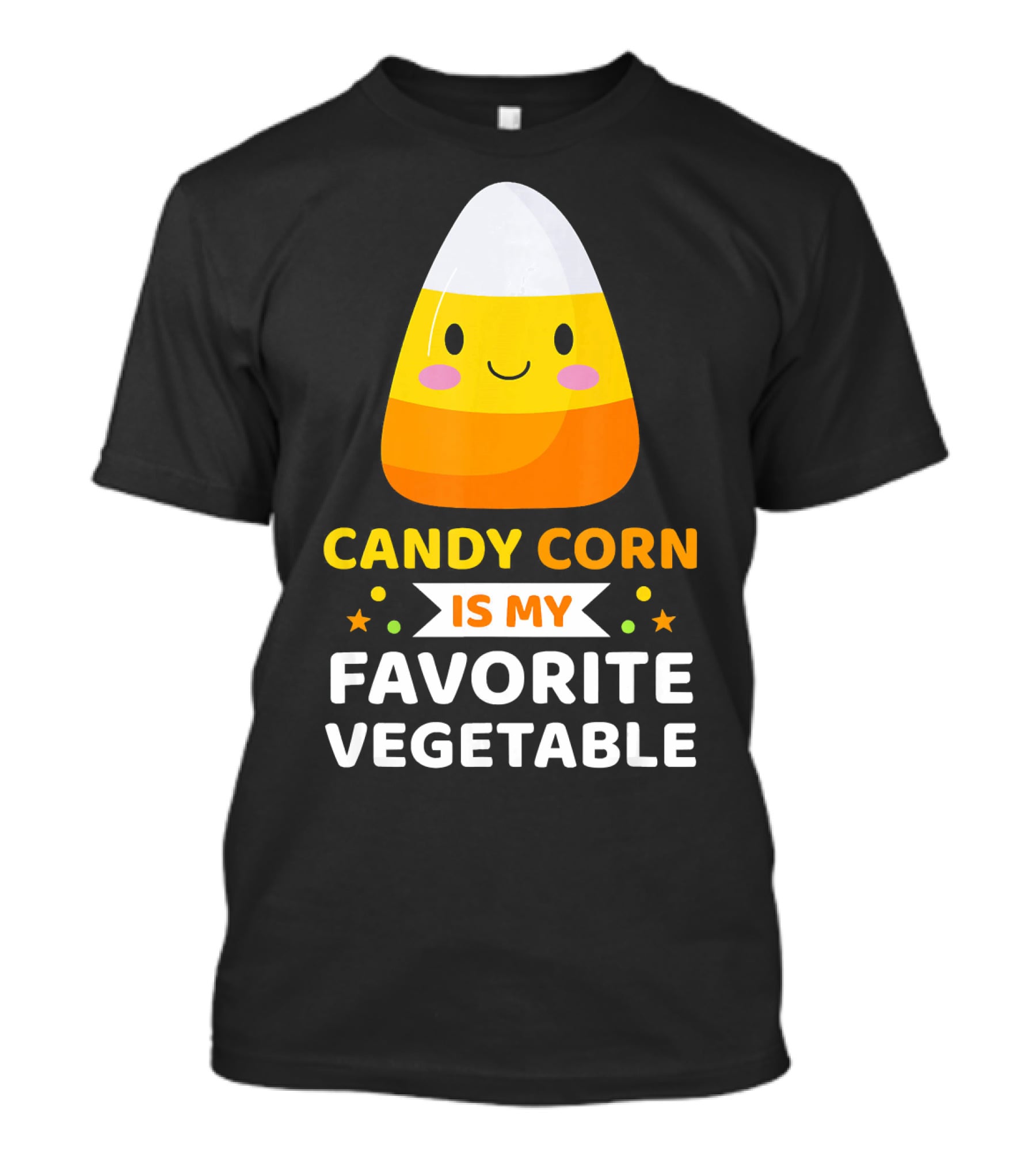 Candy Corn Is My Favorite Vegetable Sarc Halloween Humor T-Shirt