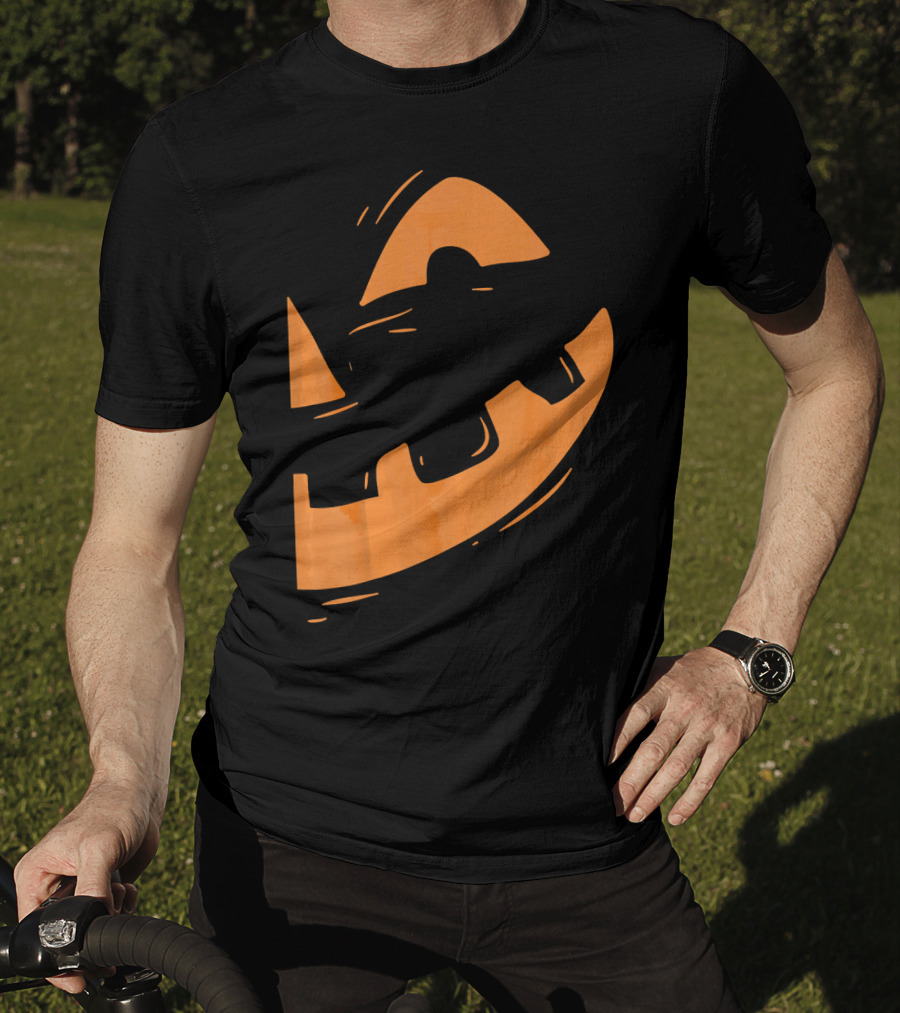 Jack O Lantern Pumpkin Face Halloween Smile T-Shirt