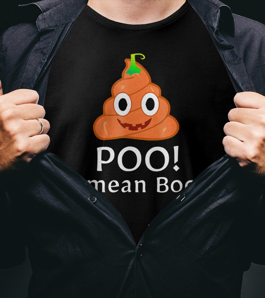 Poo Emoticon I Mean Boo T-Shirt