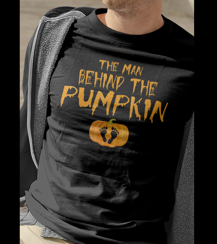The Man Behind The Pumpkin Feet Inside Jack-o'-Lantern T-Shirt