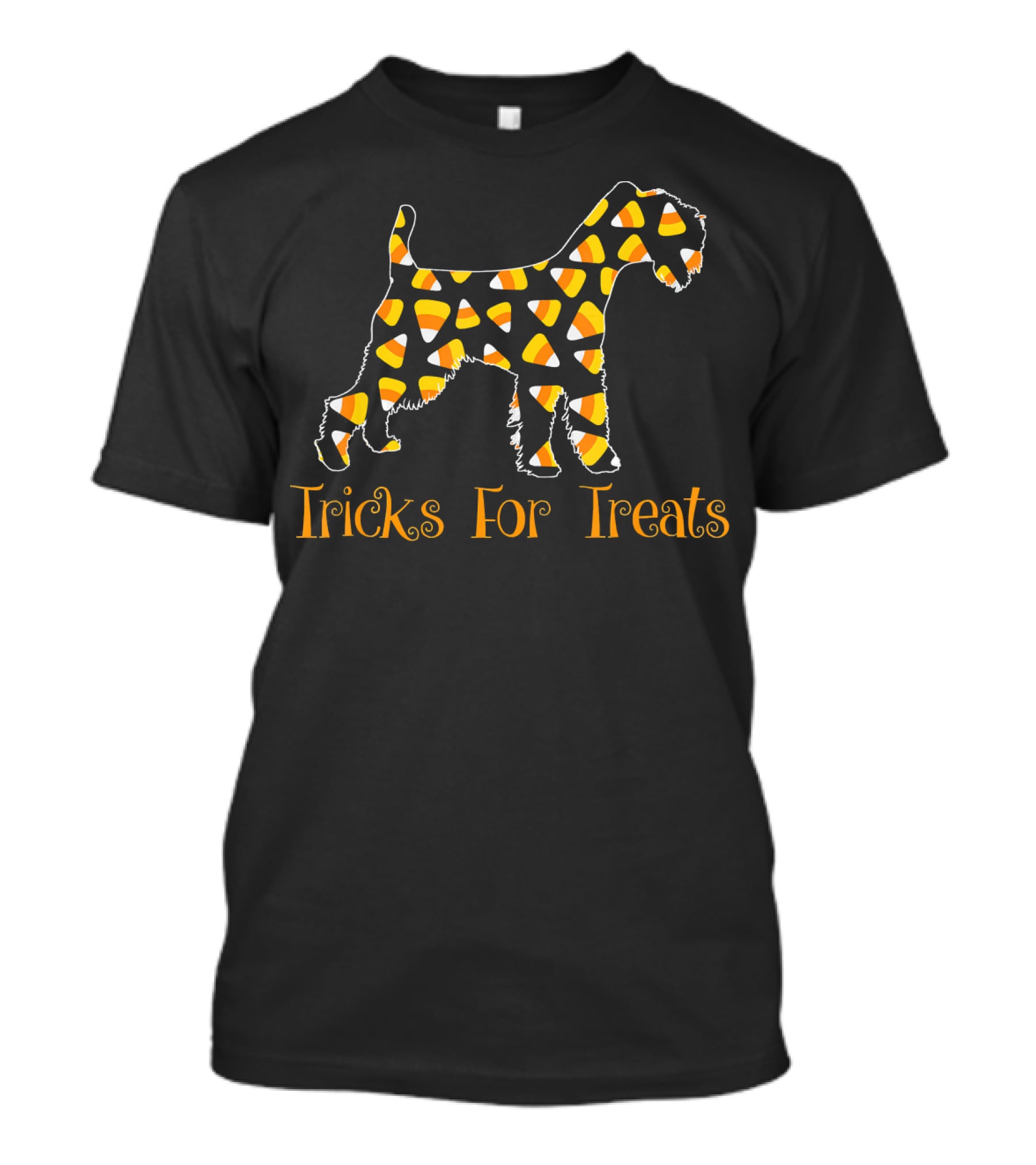 Soft Coated Wheaten Terrier Tricks For Treats Candy Corn T-Shirt