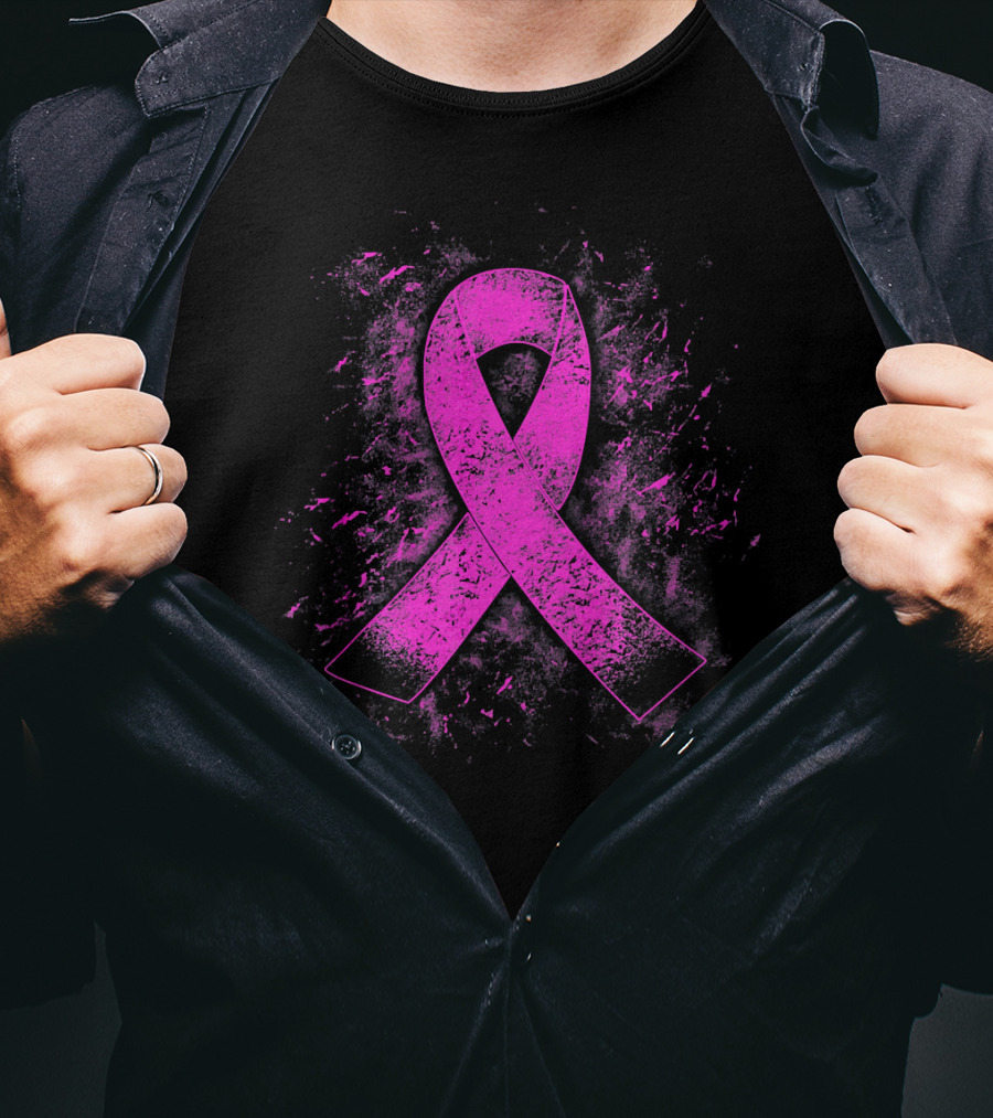 Breast Cancer Awareness Pink Ribbon T-Shirt