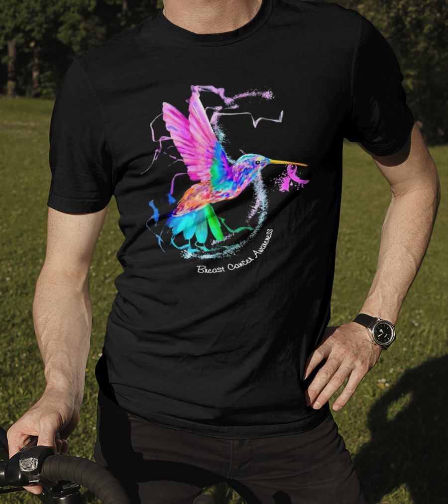 Hummingbird Breast Cancer Awareness T-Shirt