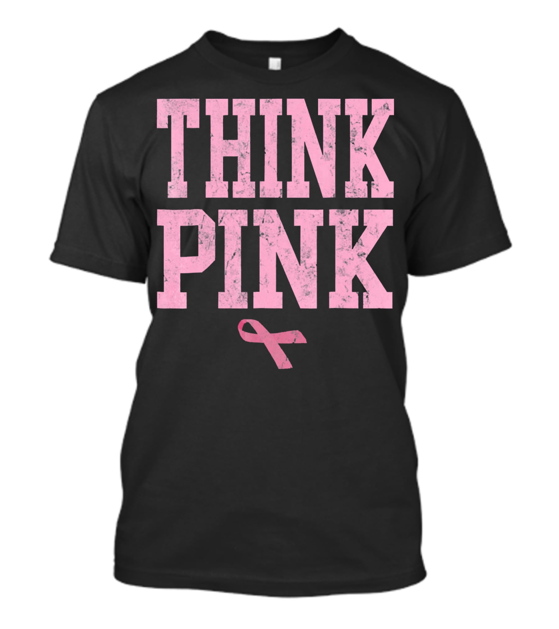 Think Pink Breast Cancer Awareness T-Shirt
