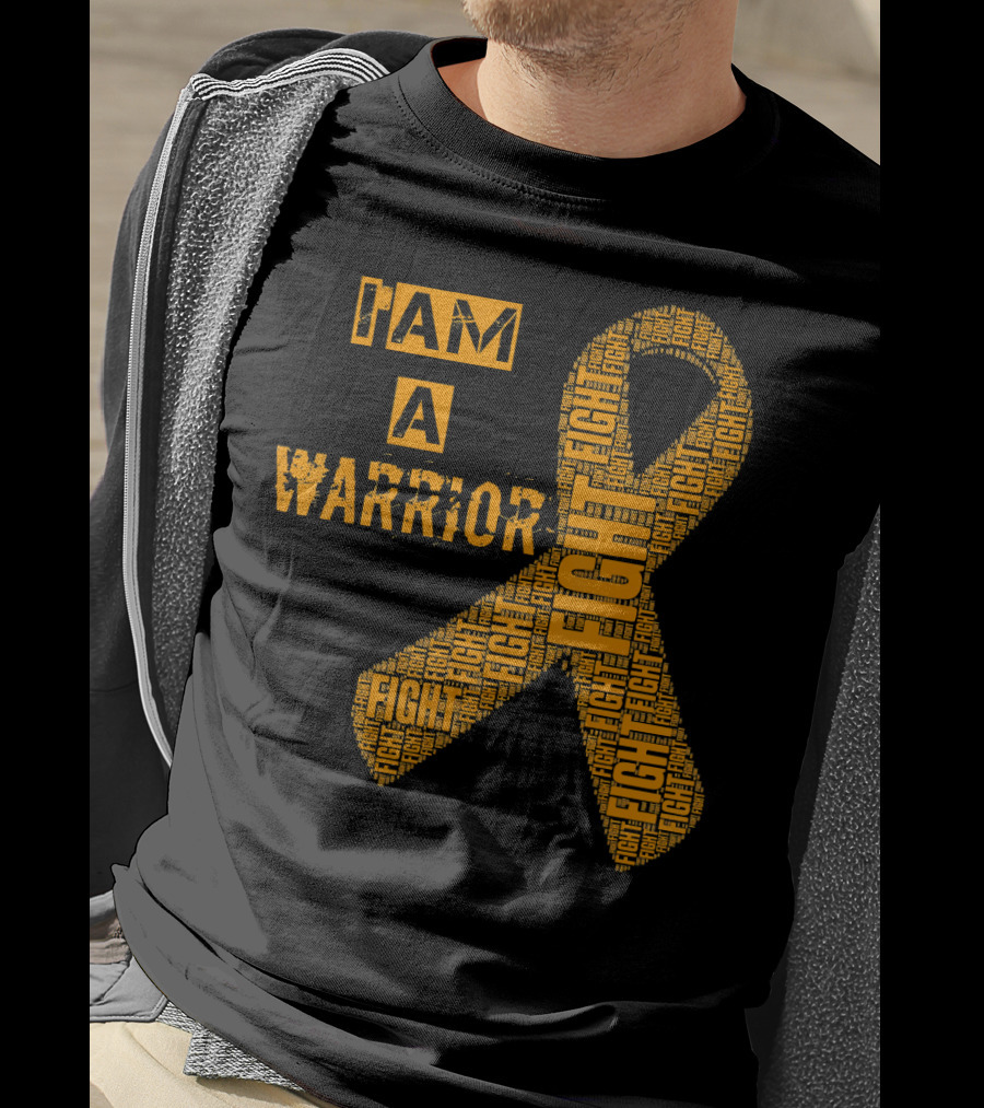 I Am A Warrior Fight Leukemia Cancer Awareness T-Shirt