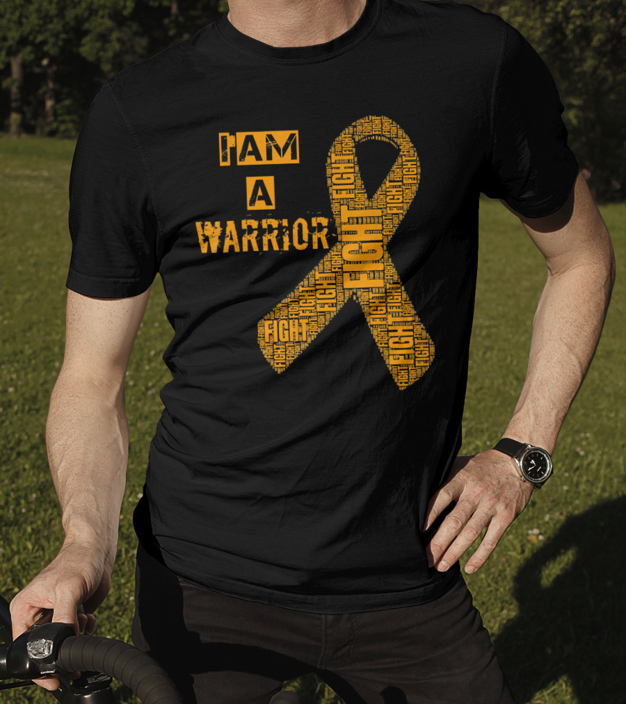 I Am A Warrior Fight Leukemia Cancer Awareness T-Shirt