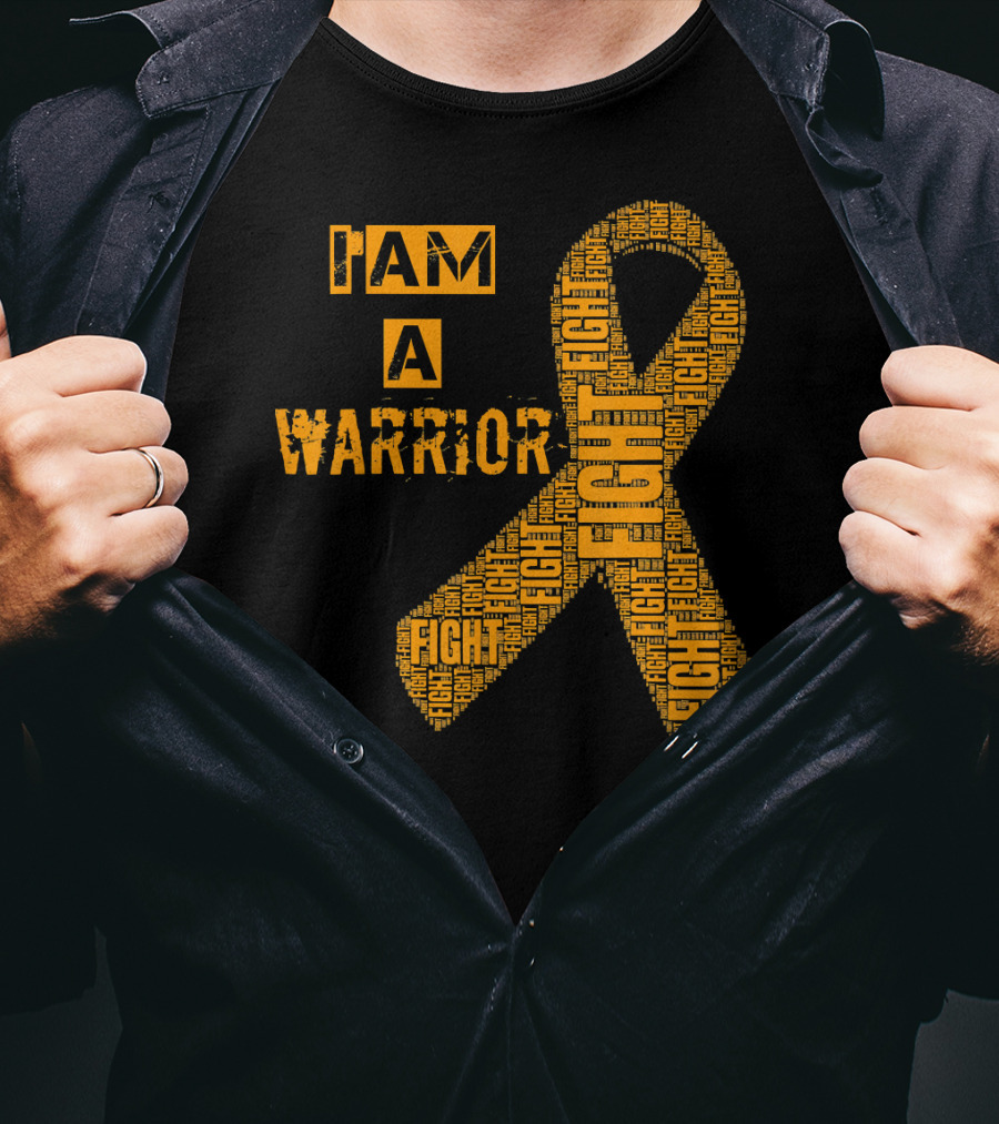 I Am A Warrior Fight Leukemia Cancer Awareness T-Shirt