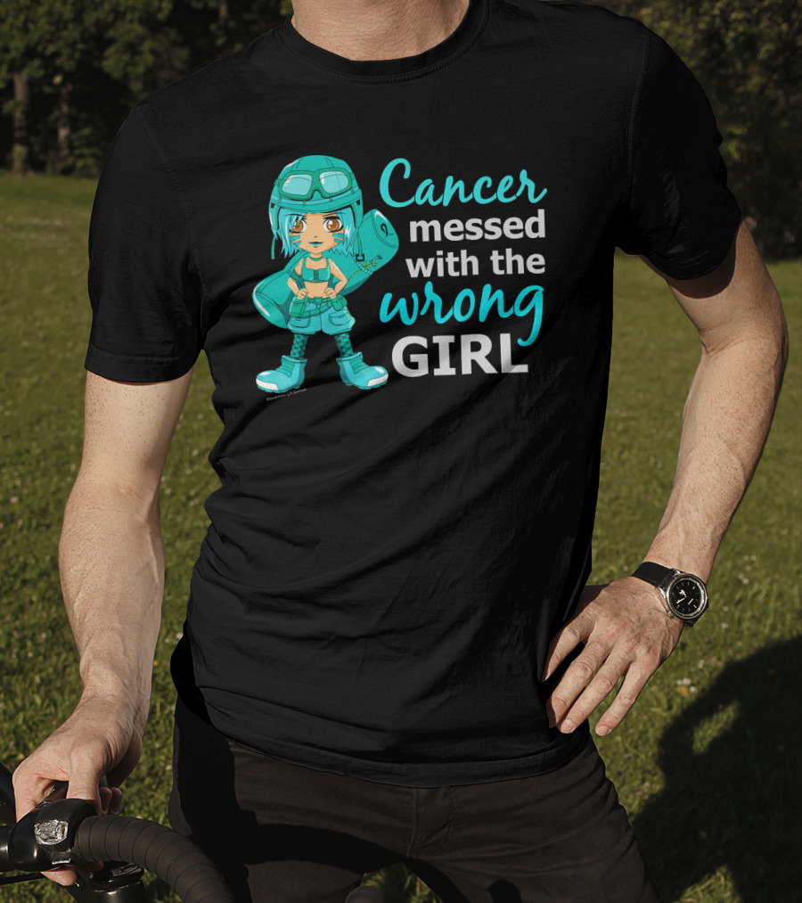 Cancer Messed With The Wrong Girl T-Shirt