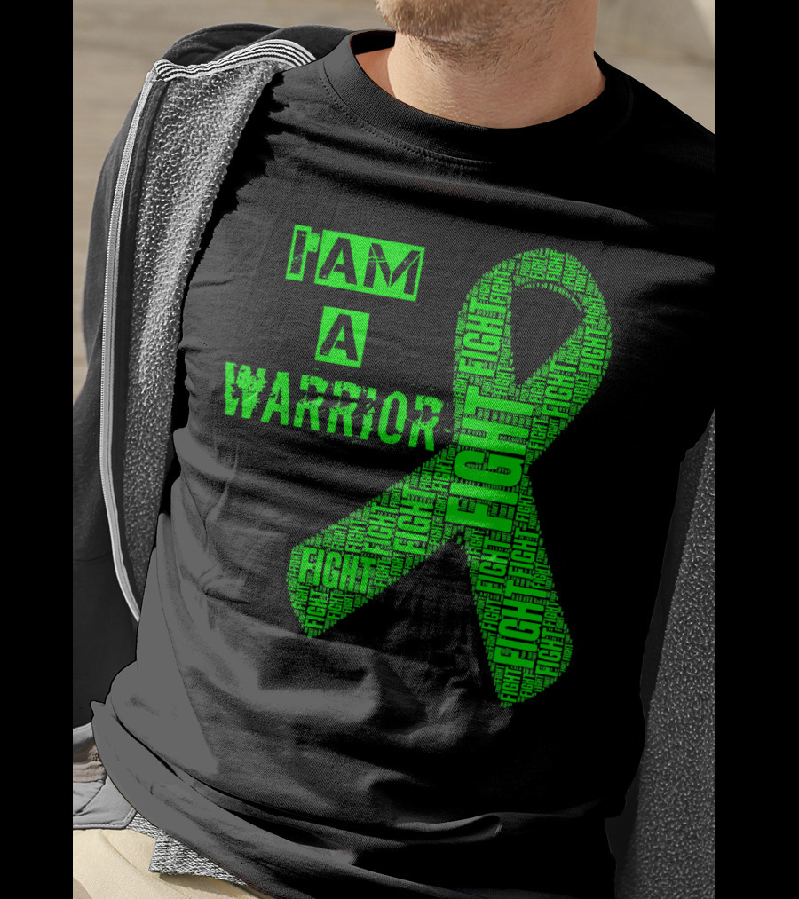 I Am A Warrior Fight Lymphoma Cancer Awareness T-Shirt