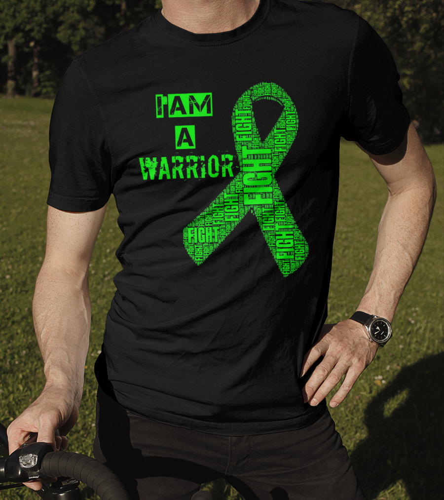 I Am A Warrior Fight Lymphoma Cancer Awareness T-Shirt
