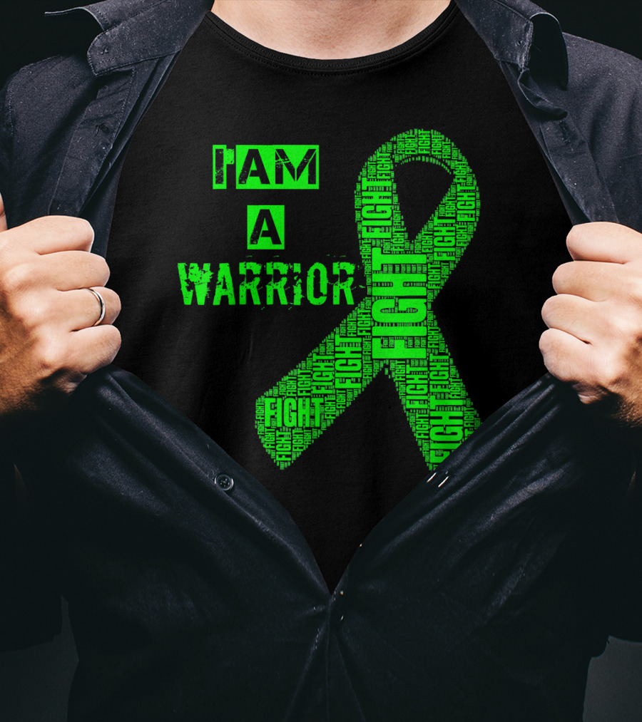 I Am A Warrior Fight Lymphoma Cancer Awareness T-Shirt