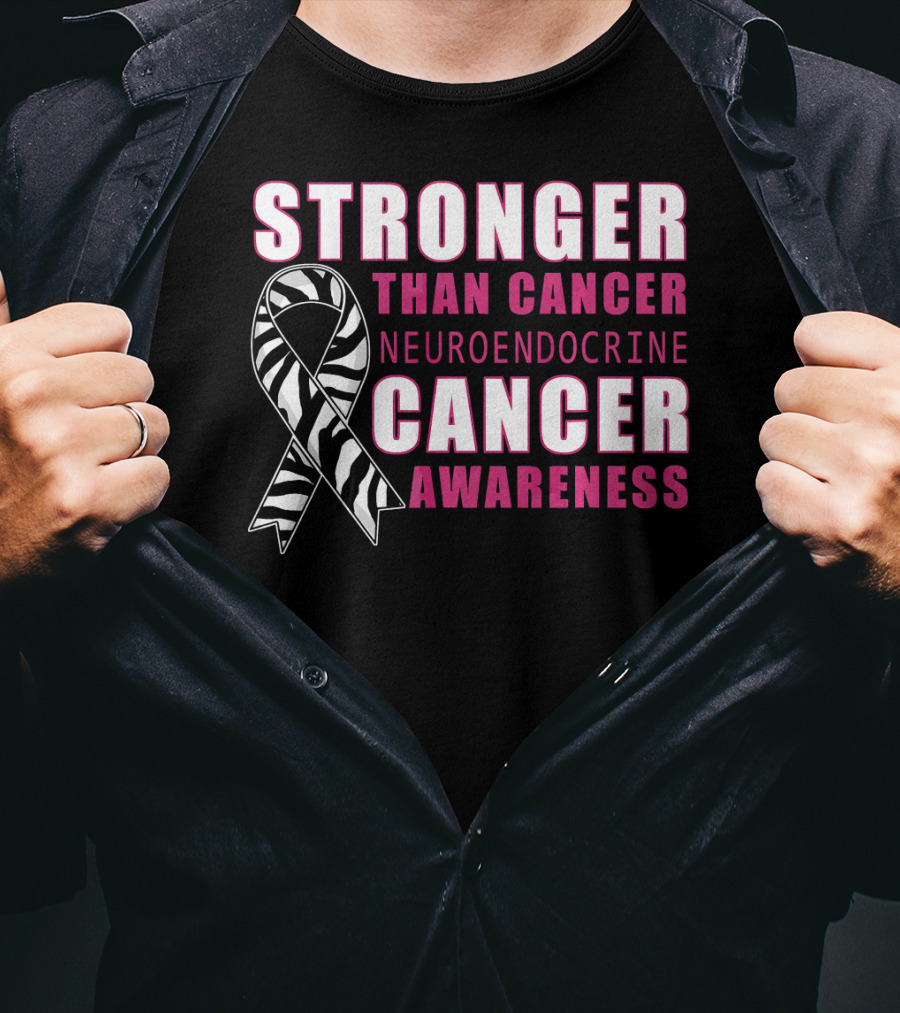 Stronger Than Cancer Neuroendocrine Cancer Awareness T-Shirt