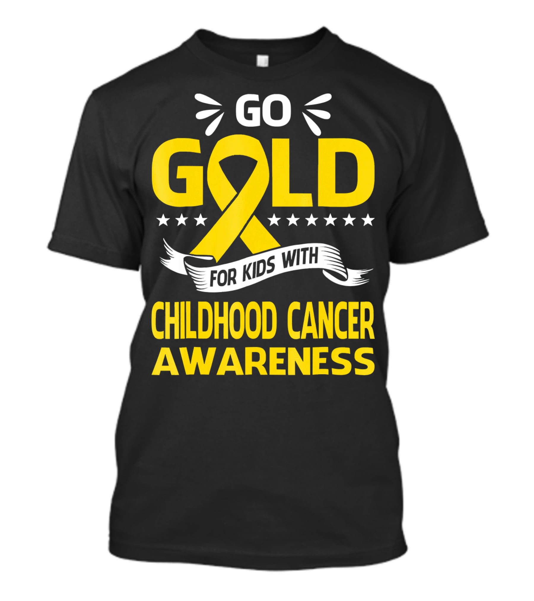 Go Gold For Kids With Childhood Cancer Awareness T-Shirt