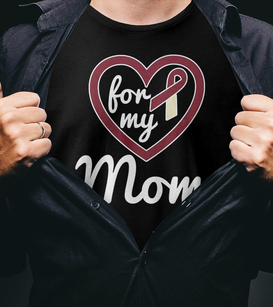 For My Mom Oral Cancer Awareness T-Shirt