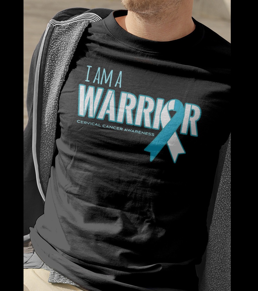 I Am A Warrior Cervical Cancer Awareness T-Shirt