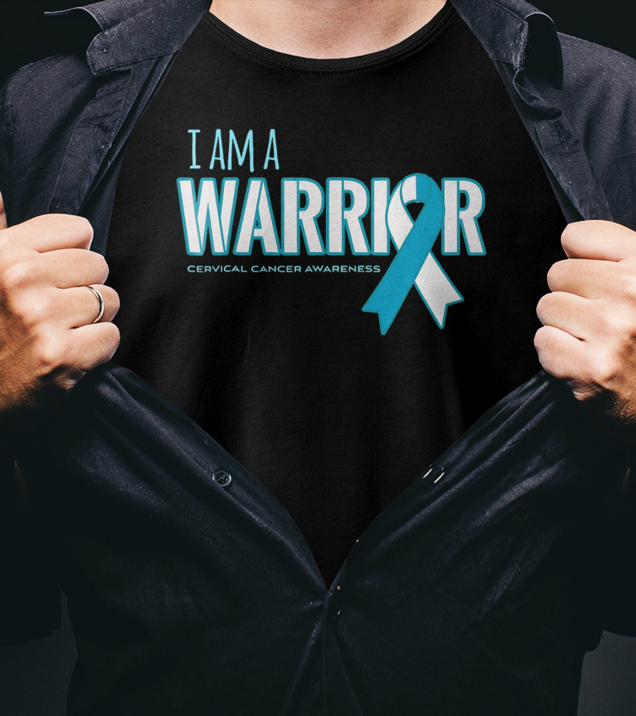 I Am A Warrior Cervical Cancer Awareness T-Shirt