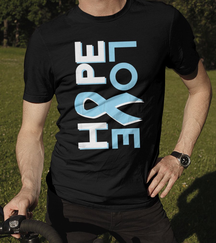 Hope Love Prostate Cancer Awareness Fight Cancer T-Shirt