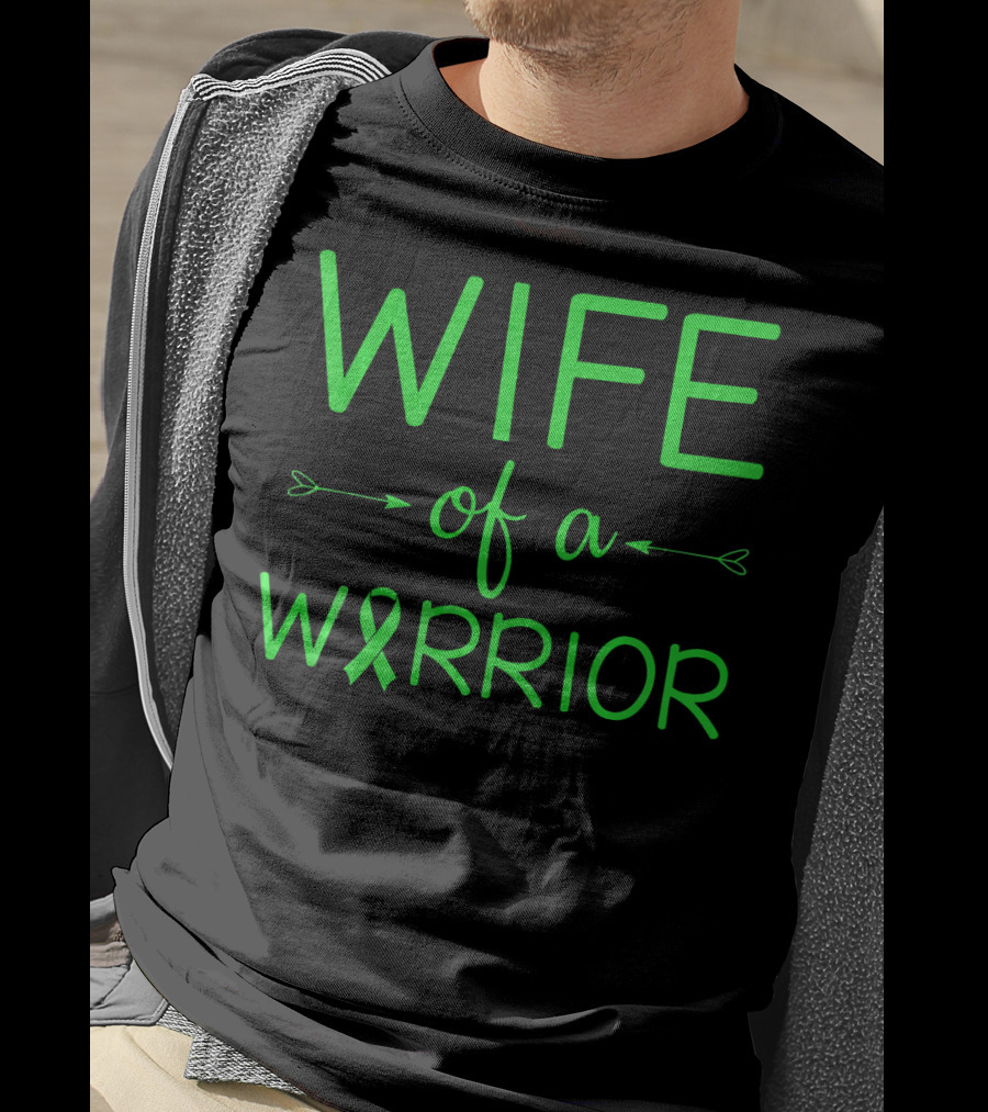 Wife Of A Warrior Green T-Shirt