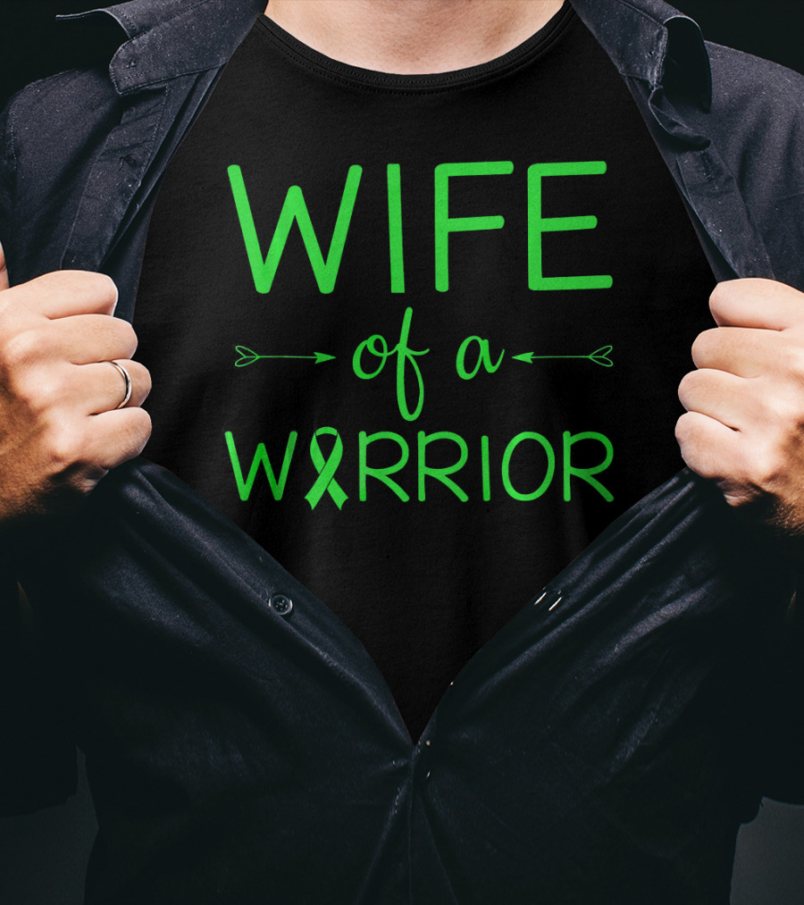 Wife Of A Warrior Green T-Shirt