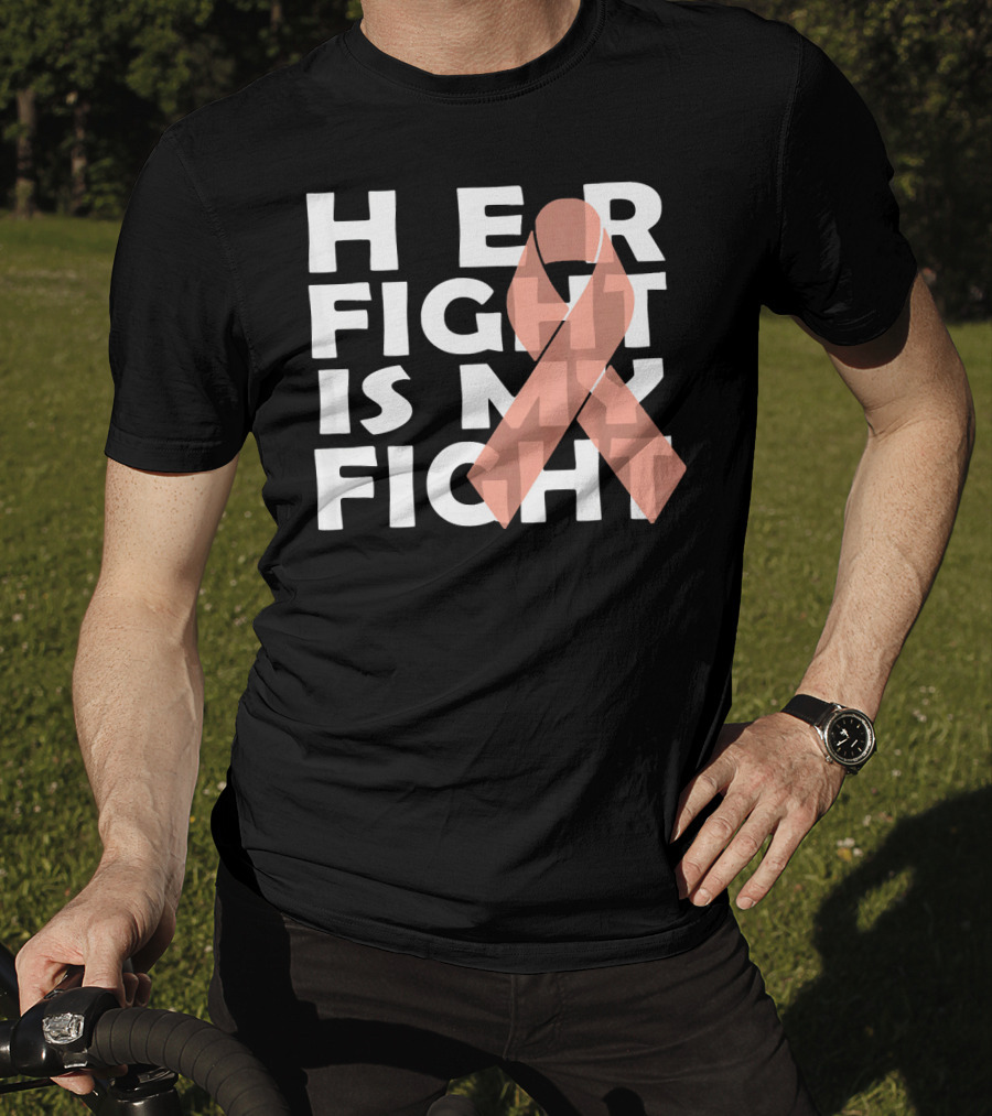 Her Fight Is My Fight Endometrial Cancer T-Shirt
