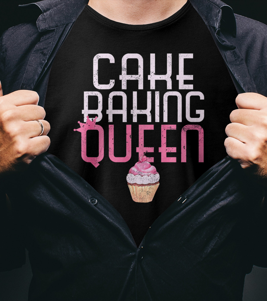 Cake Baking Queen Cupcake T-Shirt