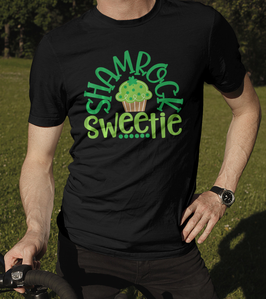 Shamrock Sweetie Green Cupcake St. Patrick's Day T-Shirt