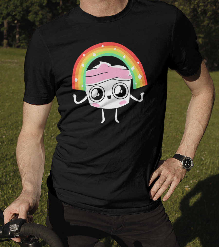 The Good Advice Cupcake Kawaii Rainbow Delight T-Shirt