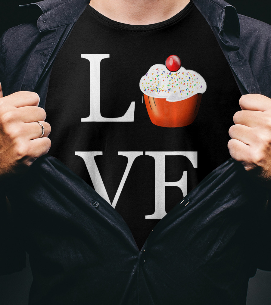 Love Cupcake Sprinkle Delight I Love Cupcakes T-Shirt
