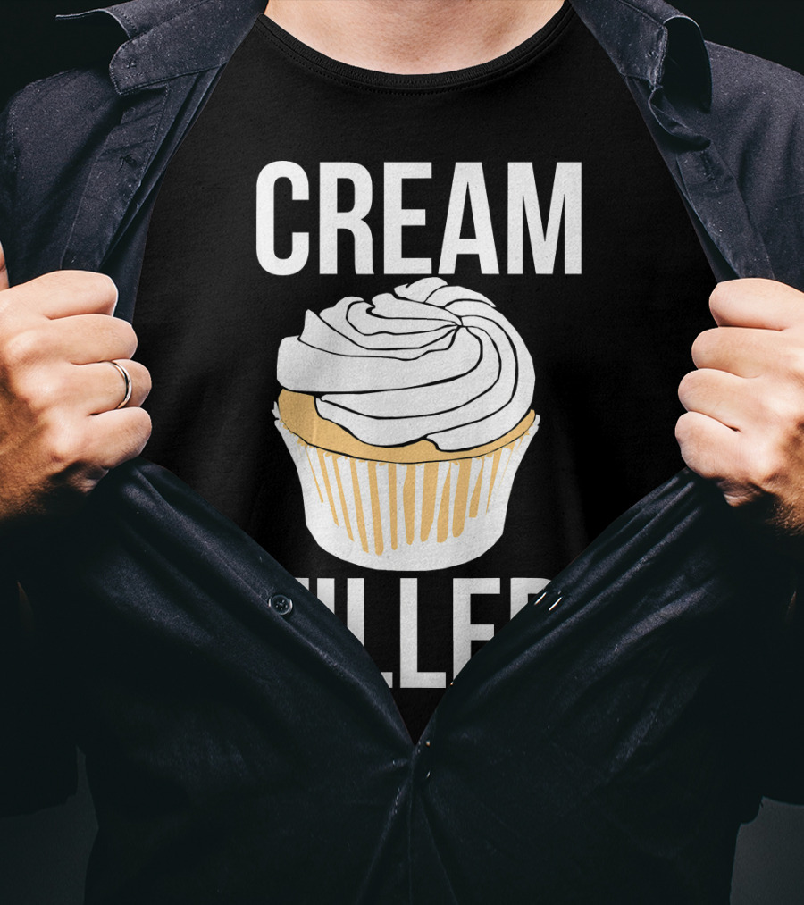 Cream Filled Funny Cupcake Crude T-Shirt
