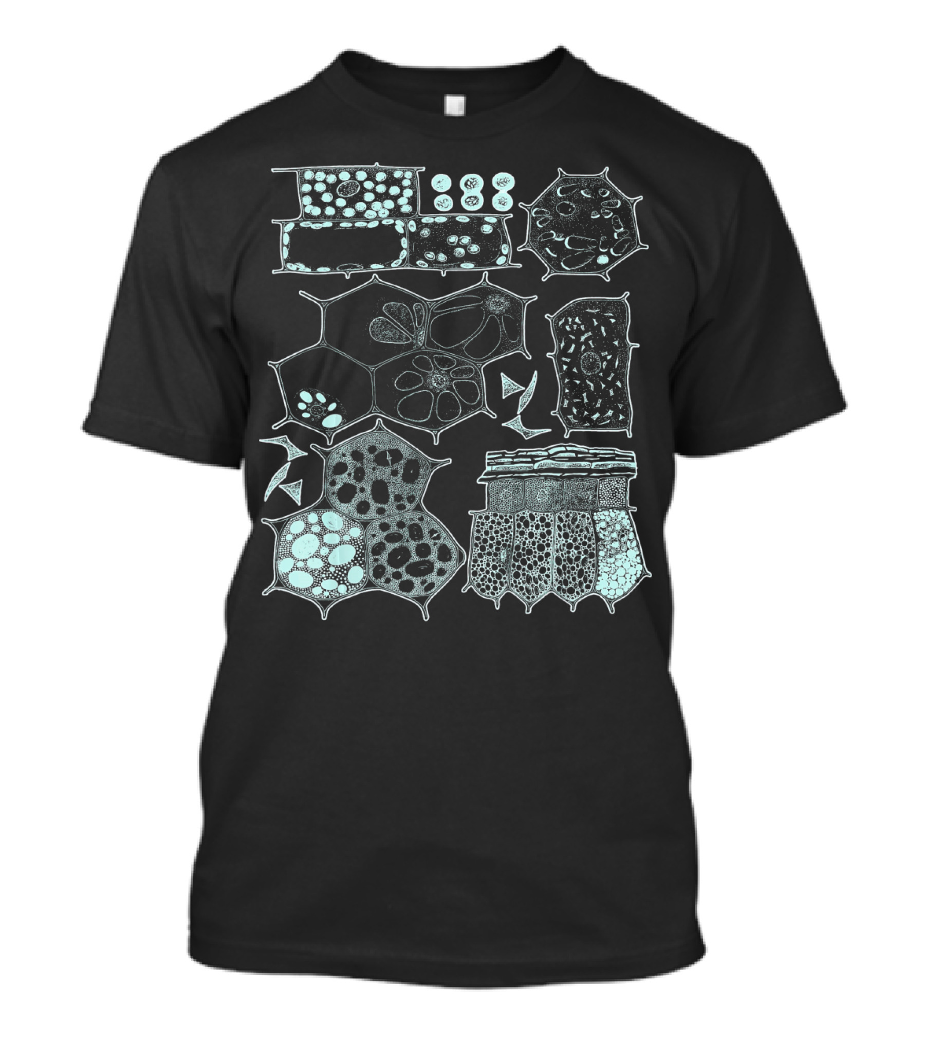 Microbiology Science Botany Cellular Structures T-Shirt