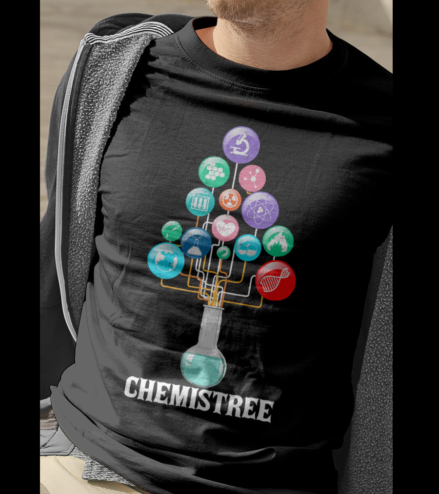 ChemiSTREE Science Chemistry Lover Icons T-Shirt